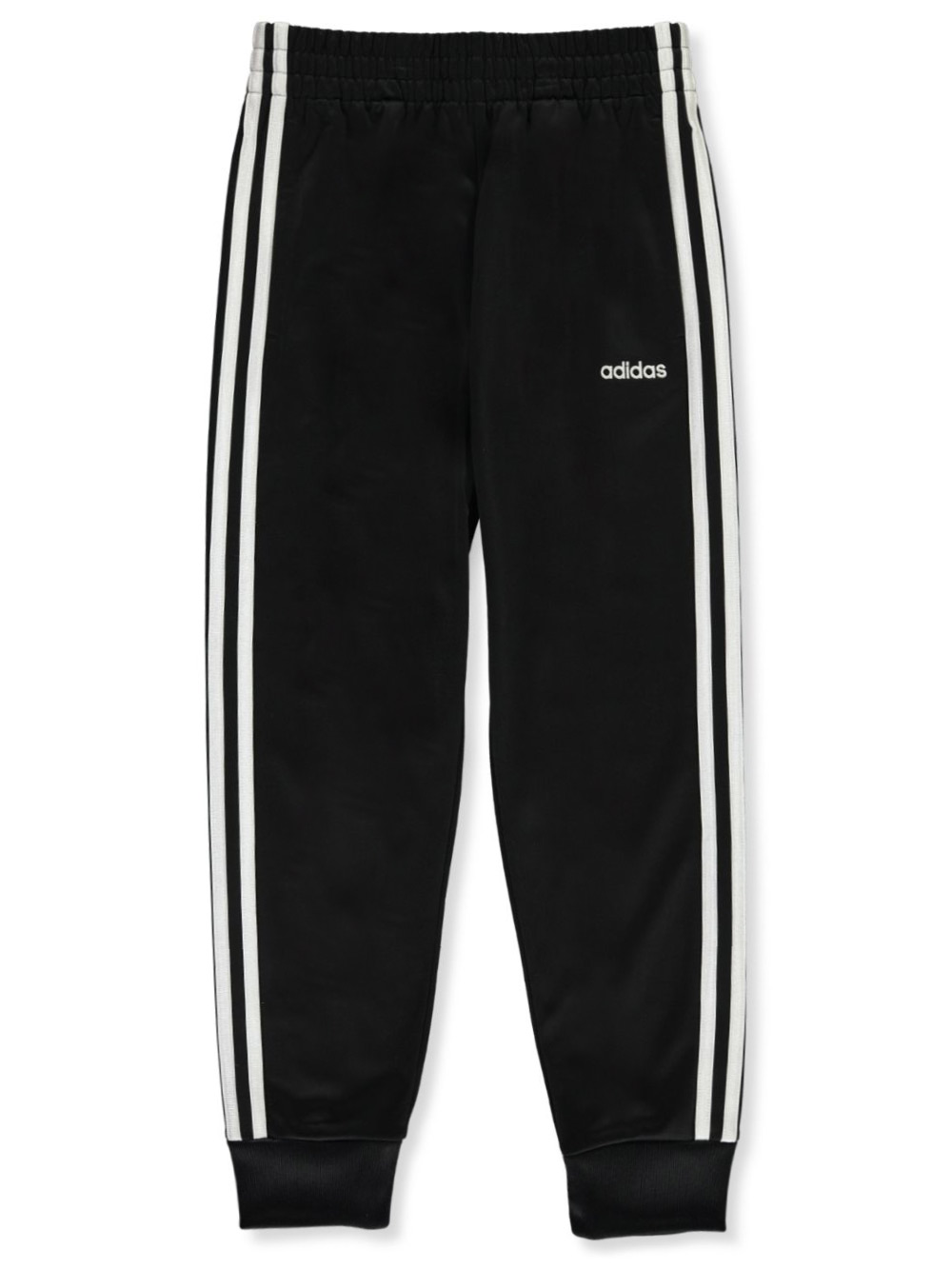 triple black adidas track pants