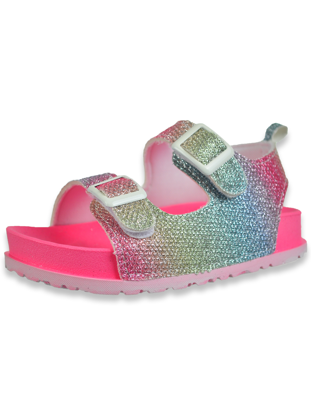 Rainbow glitter slide discount sandals