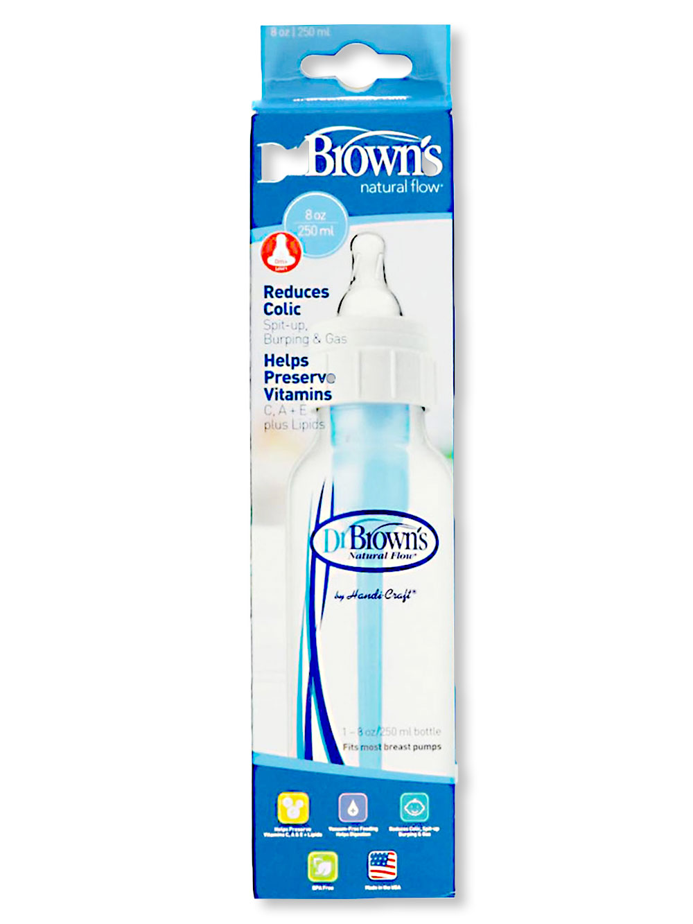 Dr Browns Natural Flow Cleaning Brushes, Replacement, for Standard and Wide-Neck Bottles - 4 brushes