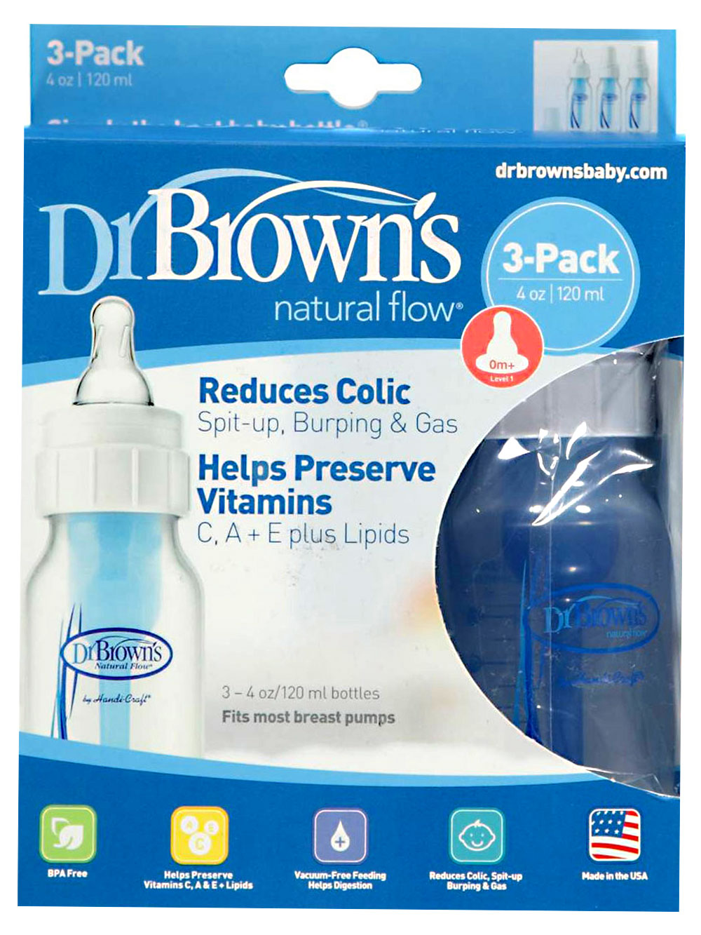 Save on Dr. Brown's Natural Flow Baby Bottles Standard BPA Free 8