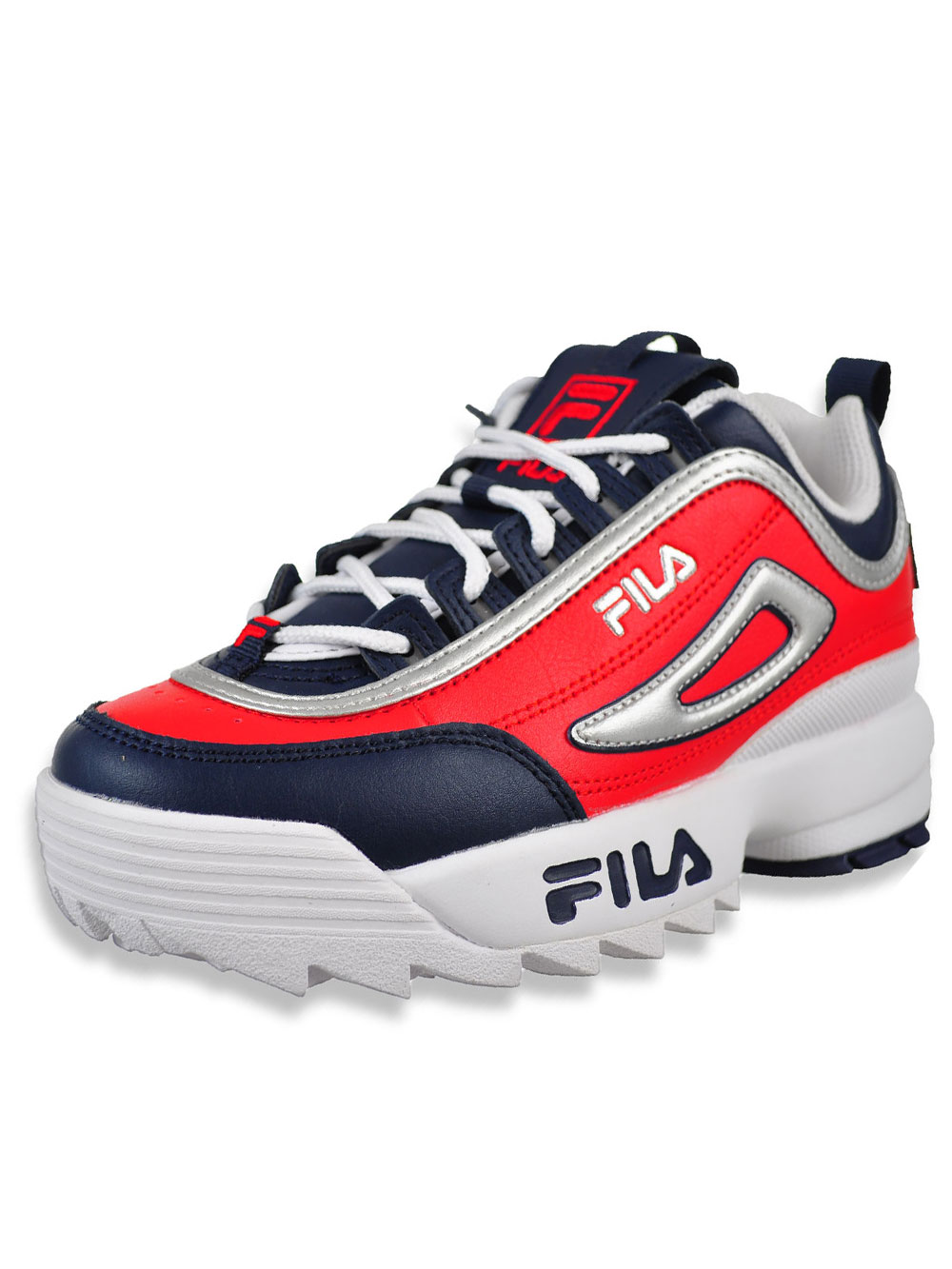 all red fila sneakers