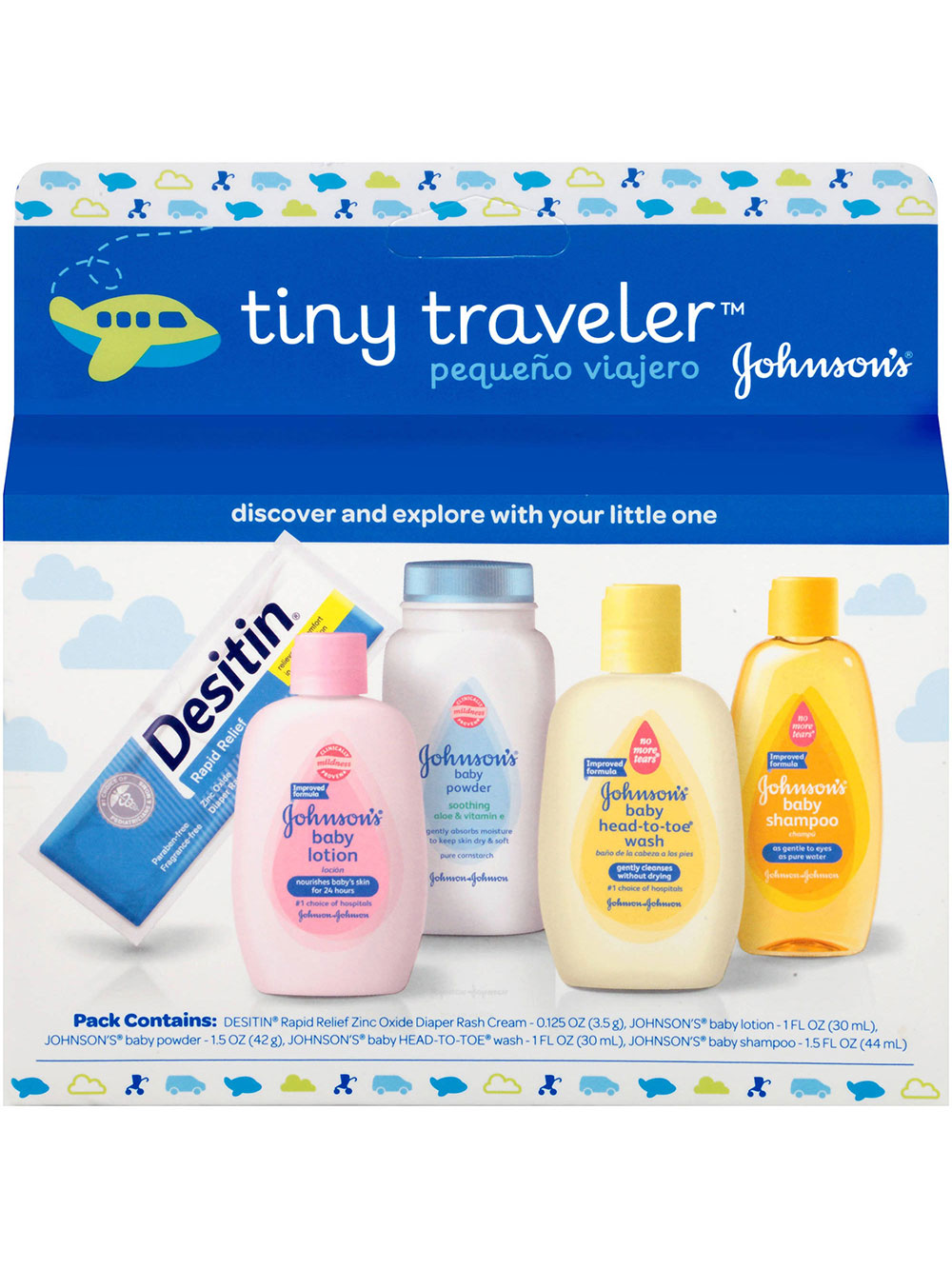 Johnson & Johnson Take Along Pack - yellow multi, one size