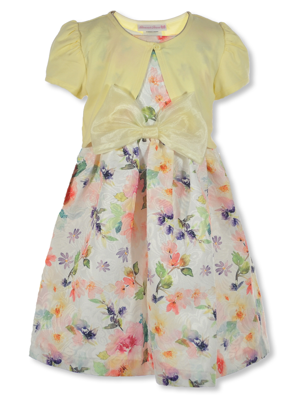 Bonnie jean floral dress hotsell