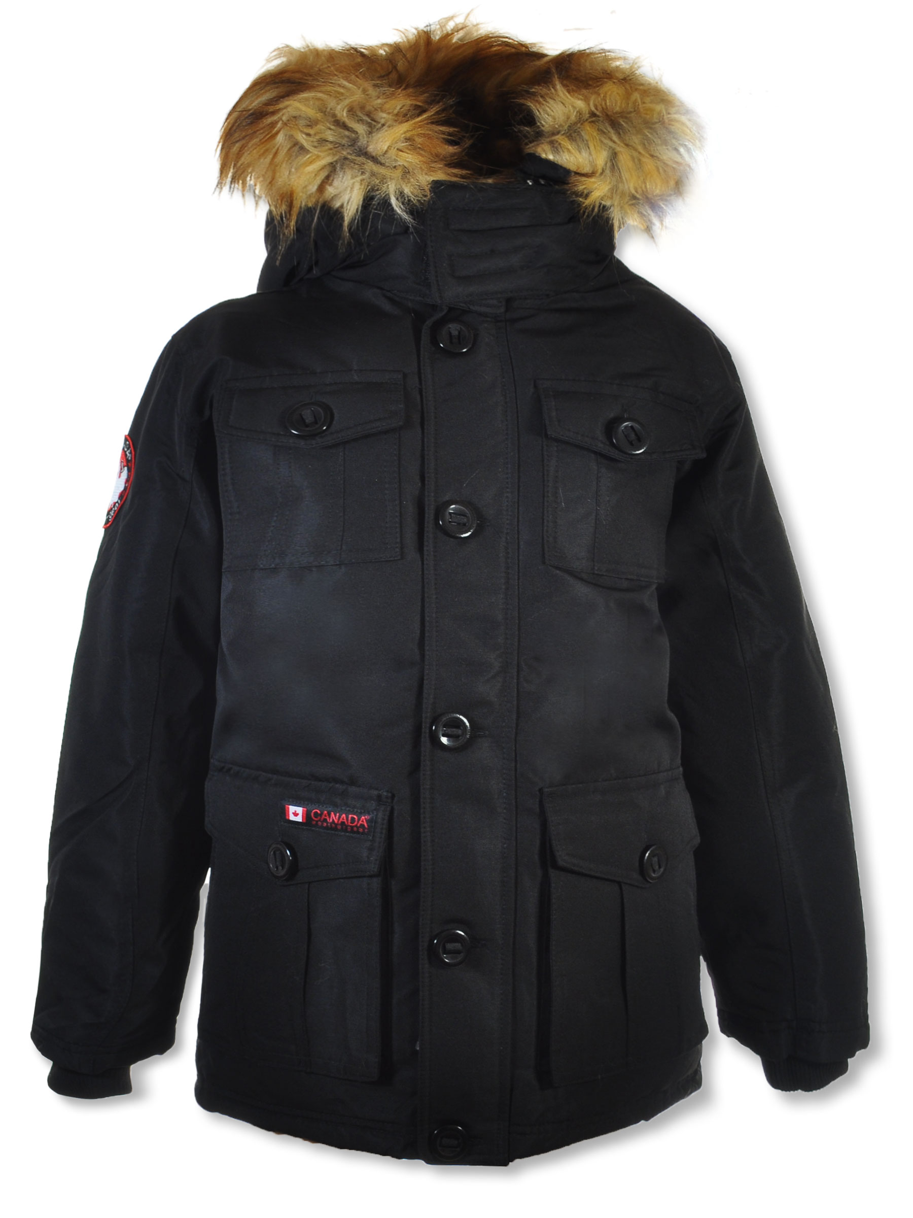 Canada Weathergear faux fur parka cheapest black