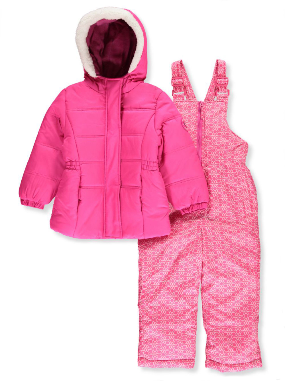 pink platinum snowsuit