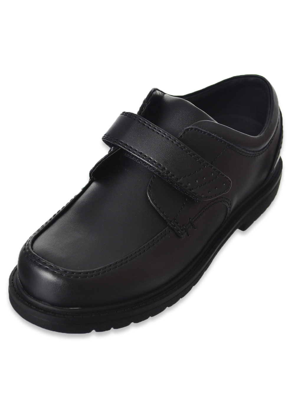 kids black school shoes