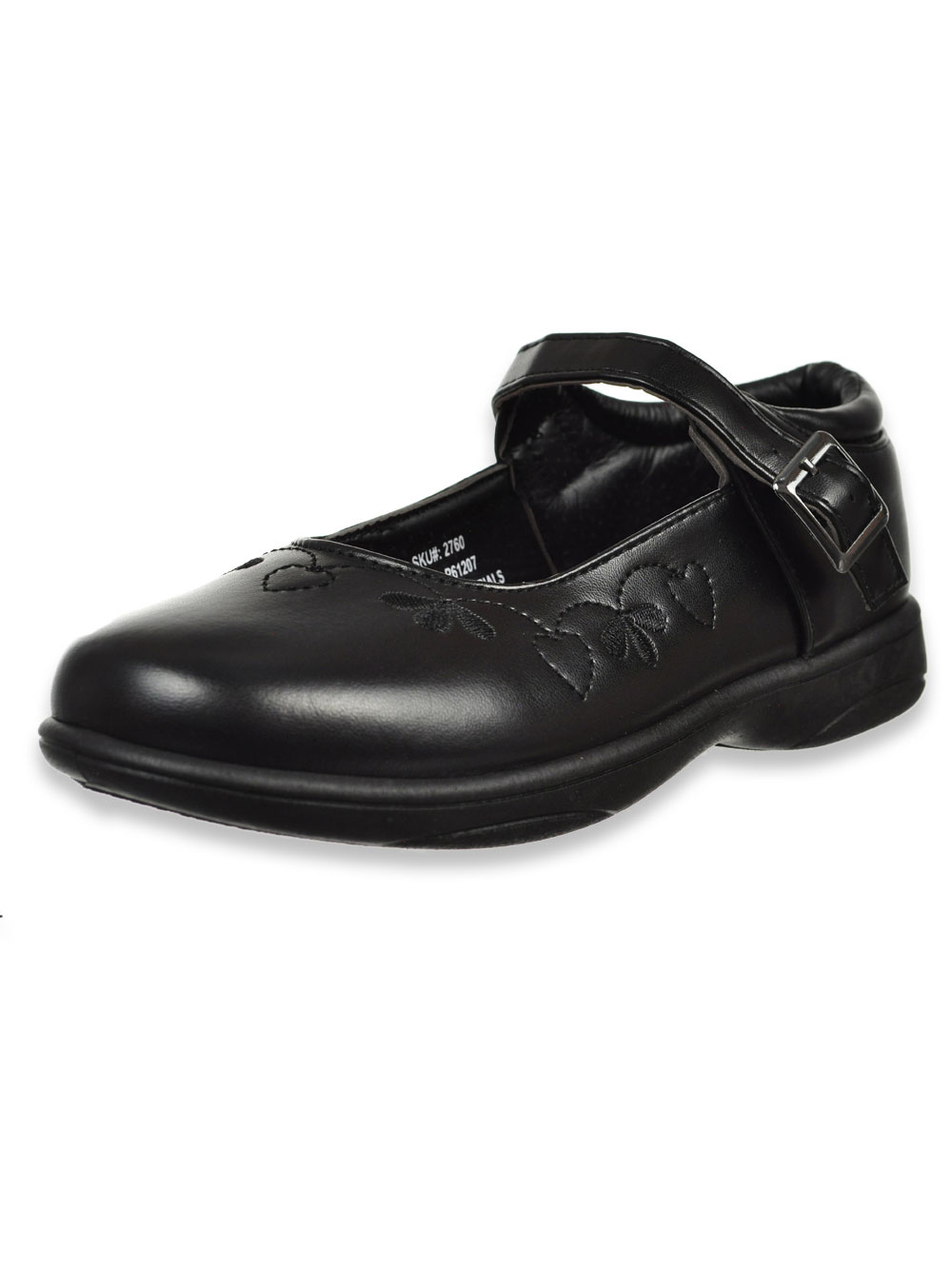 girls black mary jane shoes
