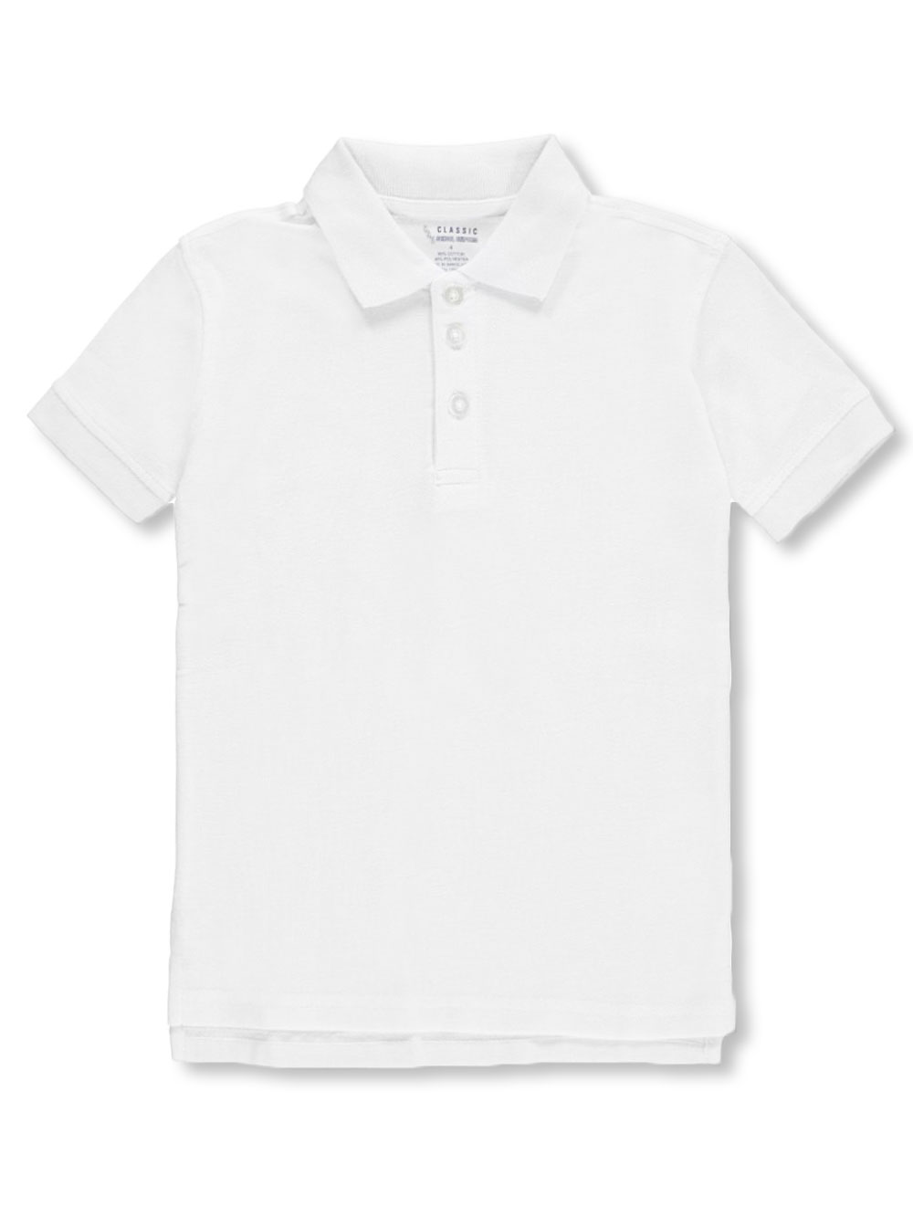 childrens white polo shirts