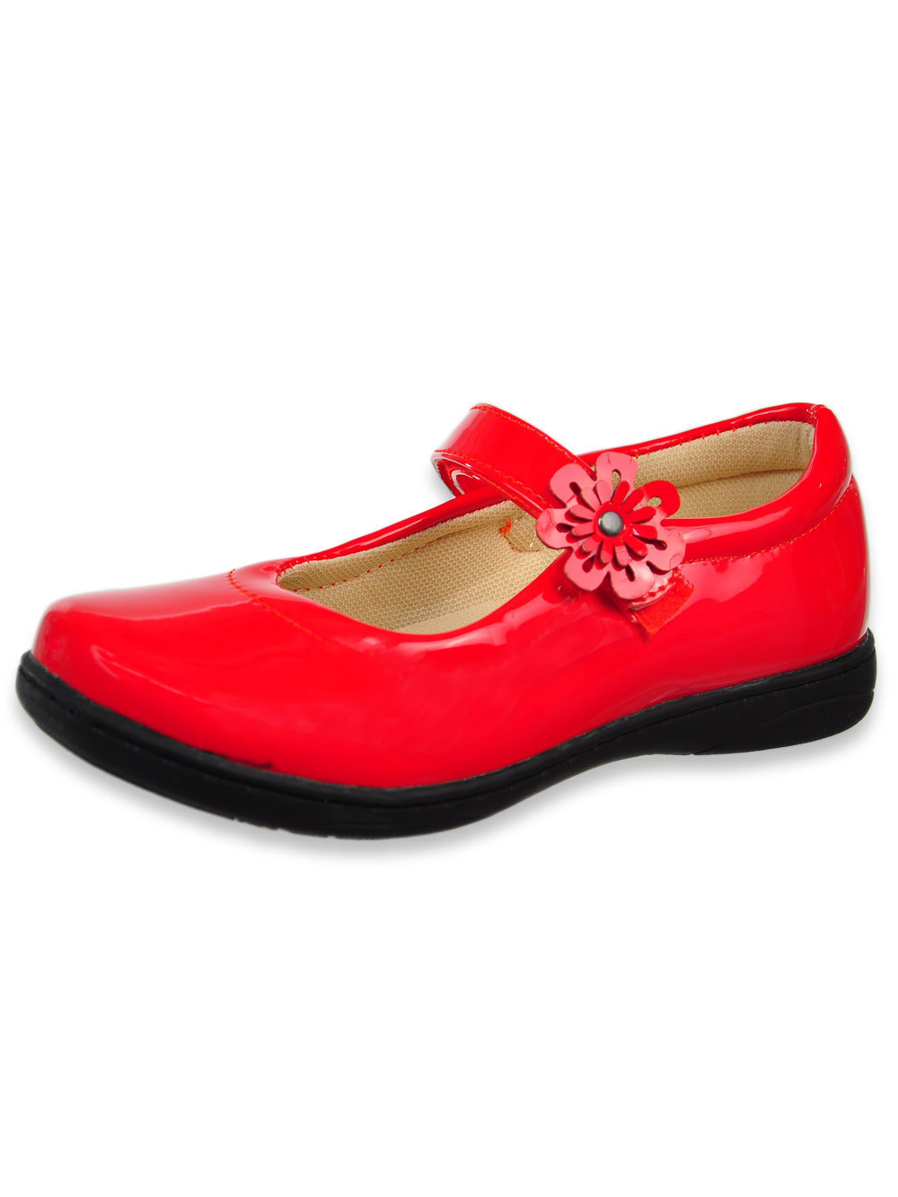 ladies red mary jane shoes