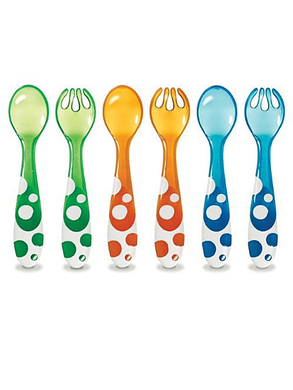 Munchkin Soft-Tip Infant Spoon, BPA Free, Multi-Color, 6 Count 