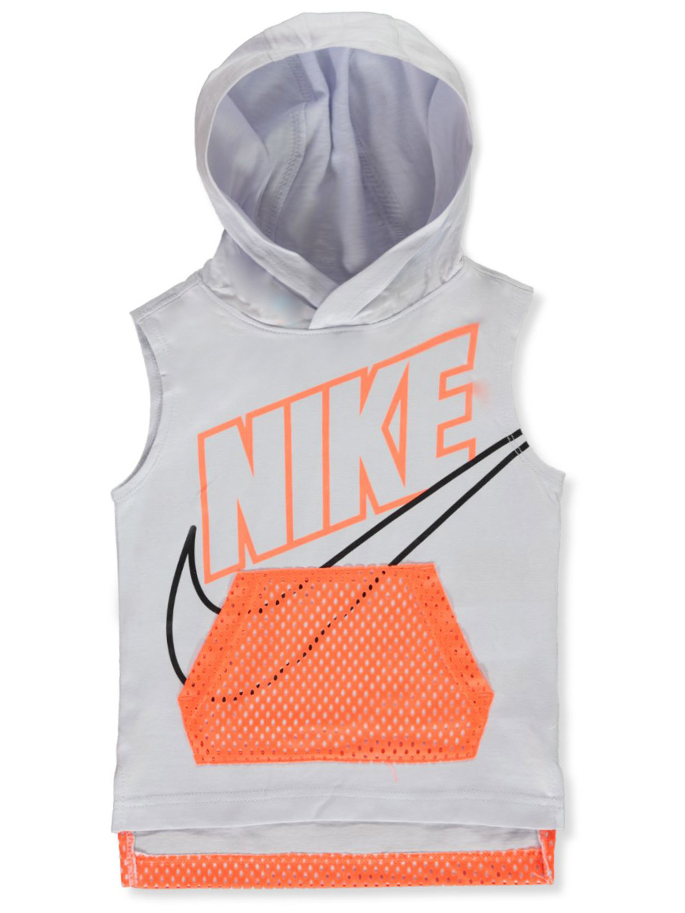 mesh hooded top