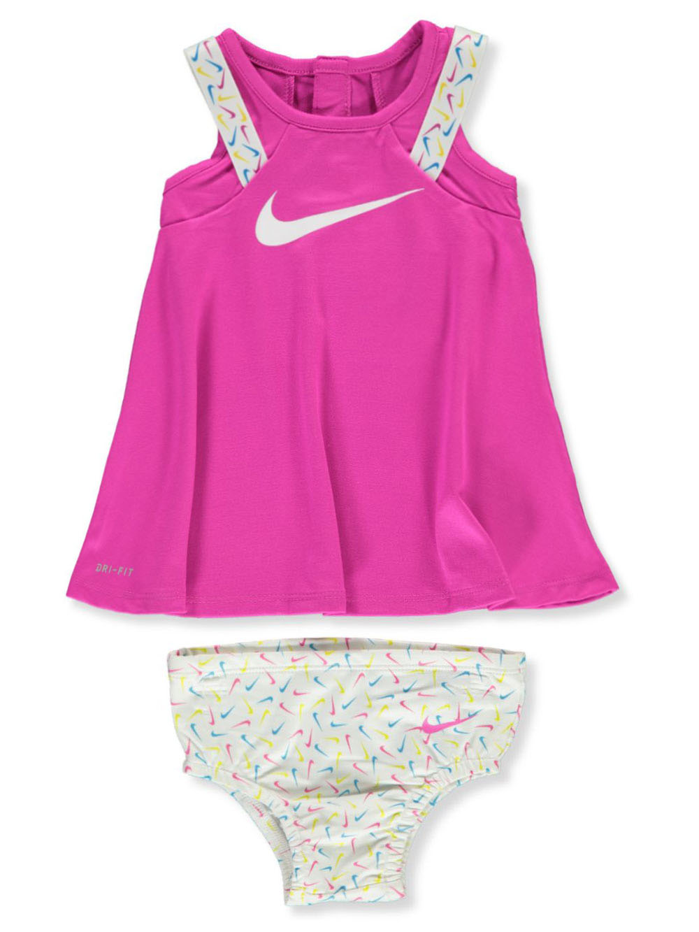 pink and purple nike outfit