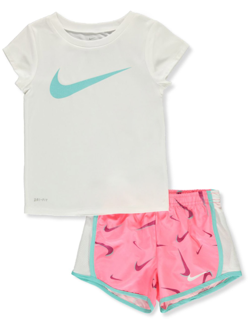 nike short sets for girls