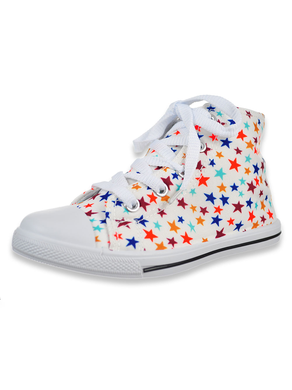 Girls' Star Canvas Sneakers by Olivia 