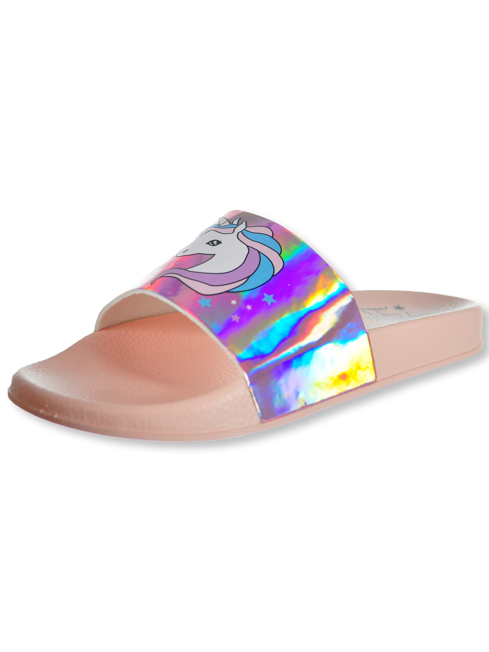 Olivia Miller Girls Unicorn Slide Sandals