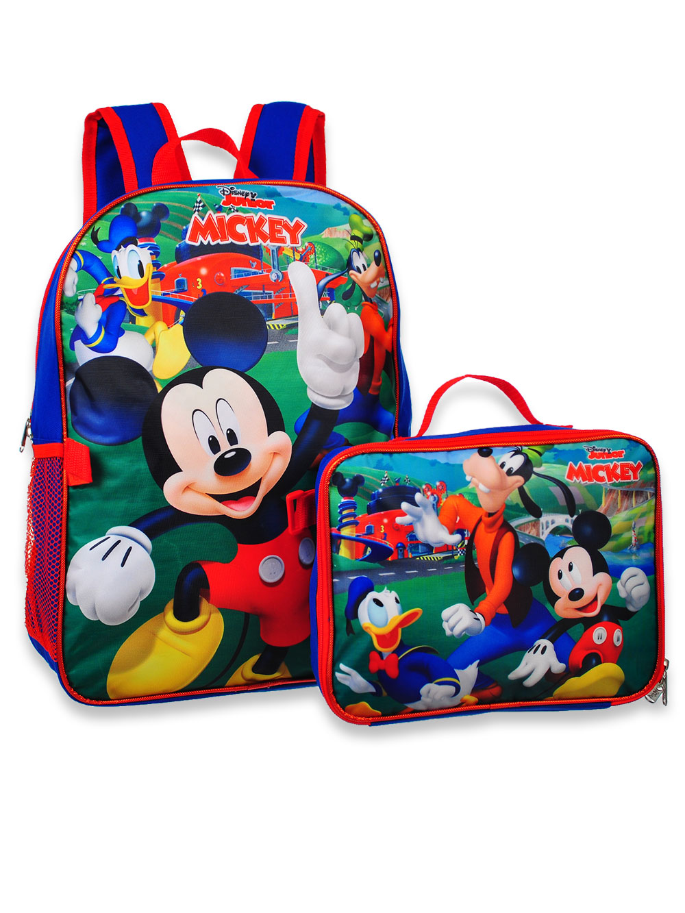 mickey mouse backpack and lunchbox