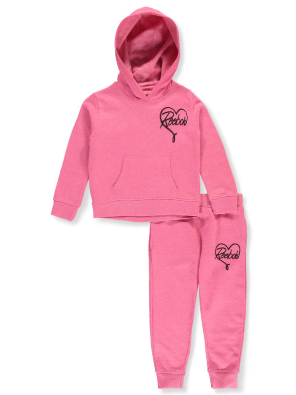 girls pink sweatsuit