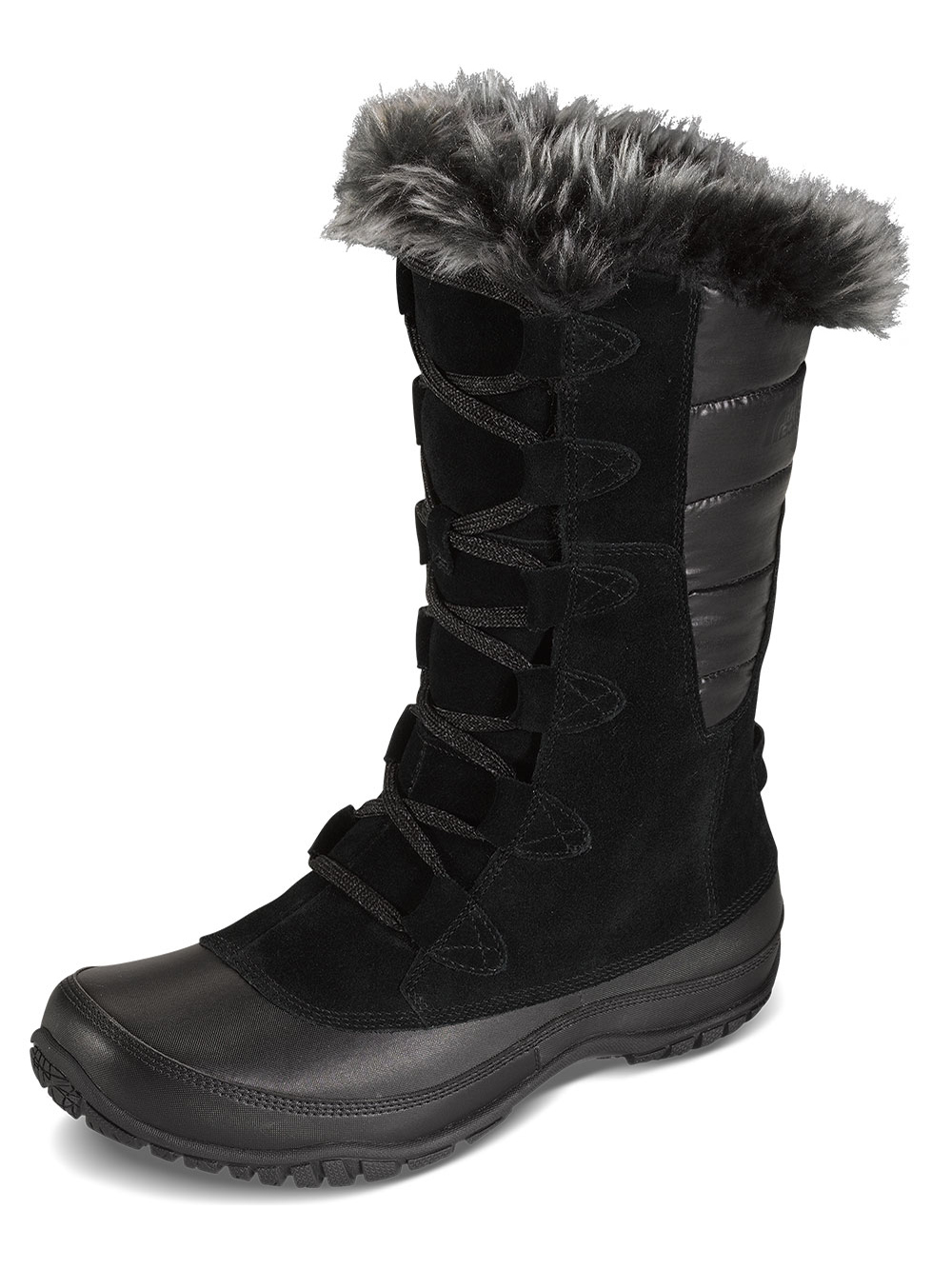 north face nuptse fur boots womens