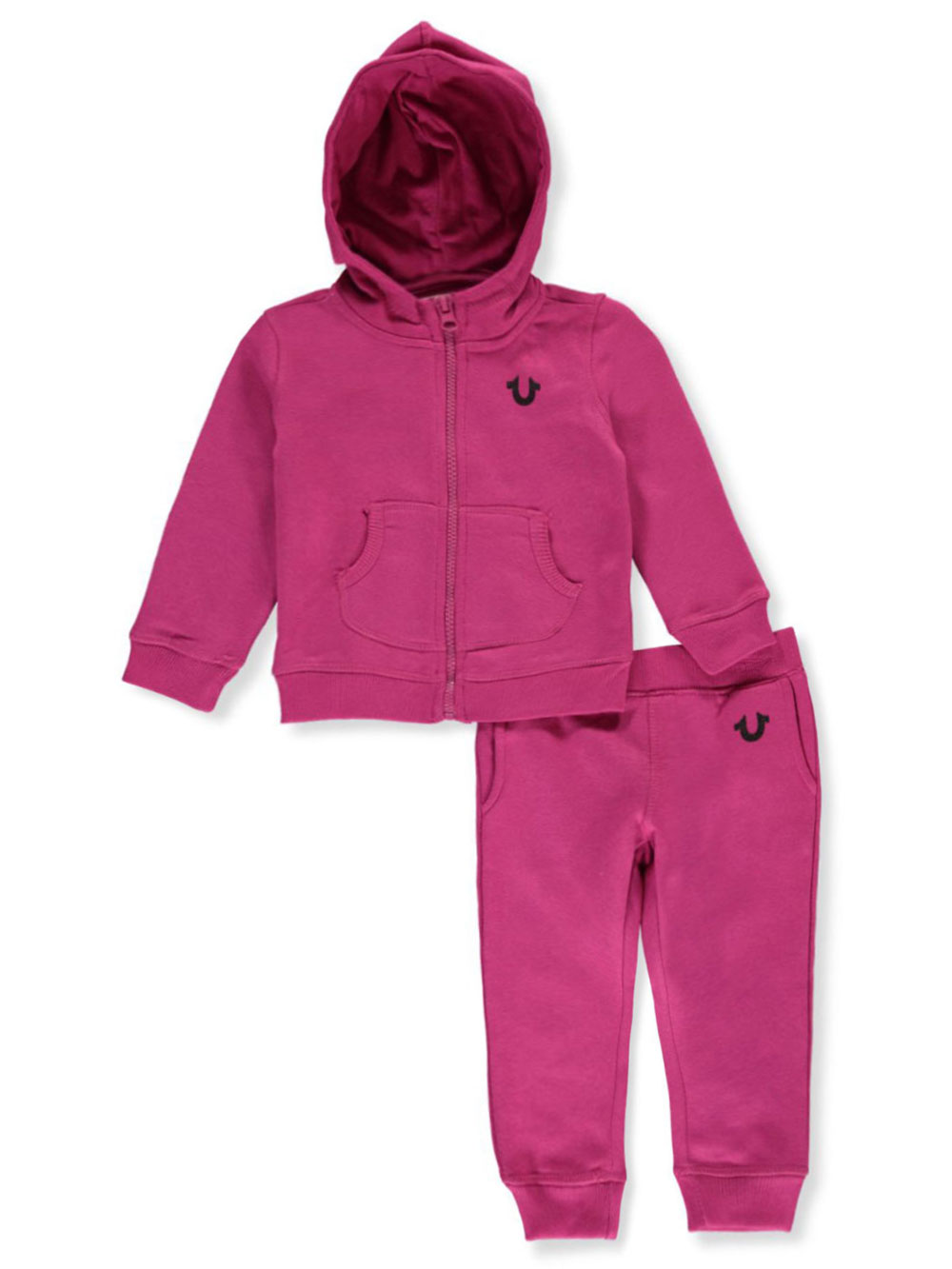 pink true religion sweat suit