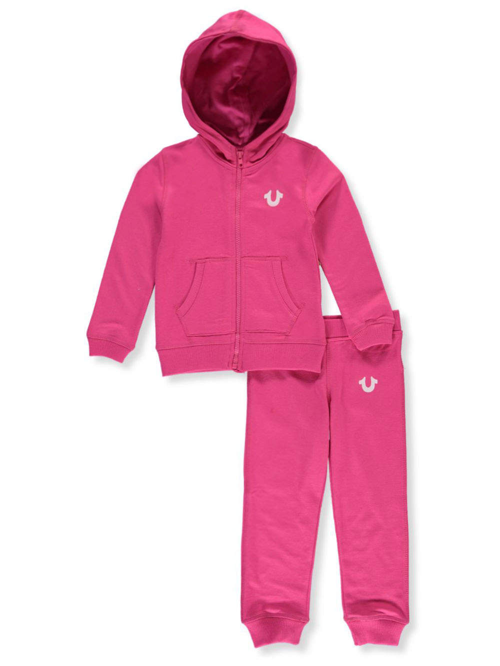 pink true religion sweat suit