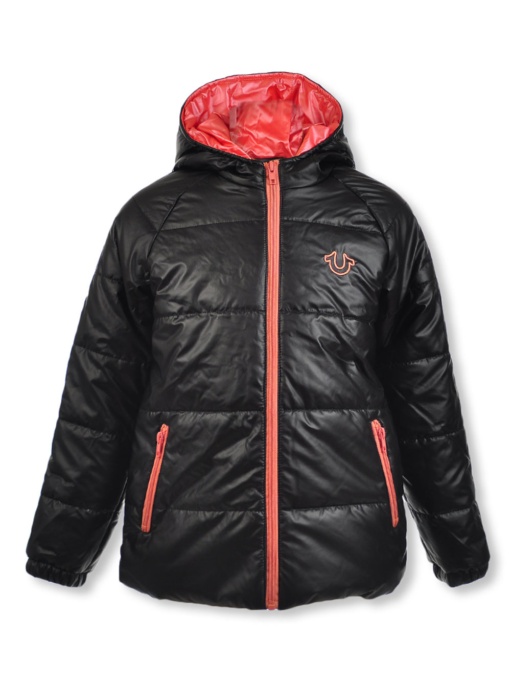 true religion hooded puffer jacket