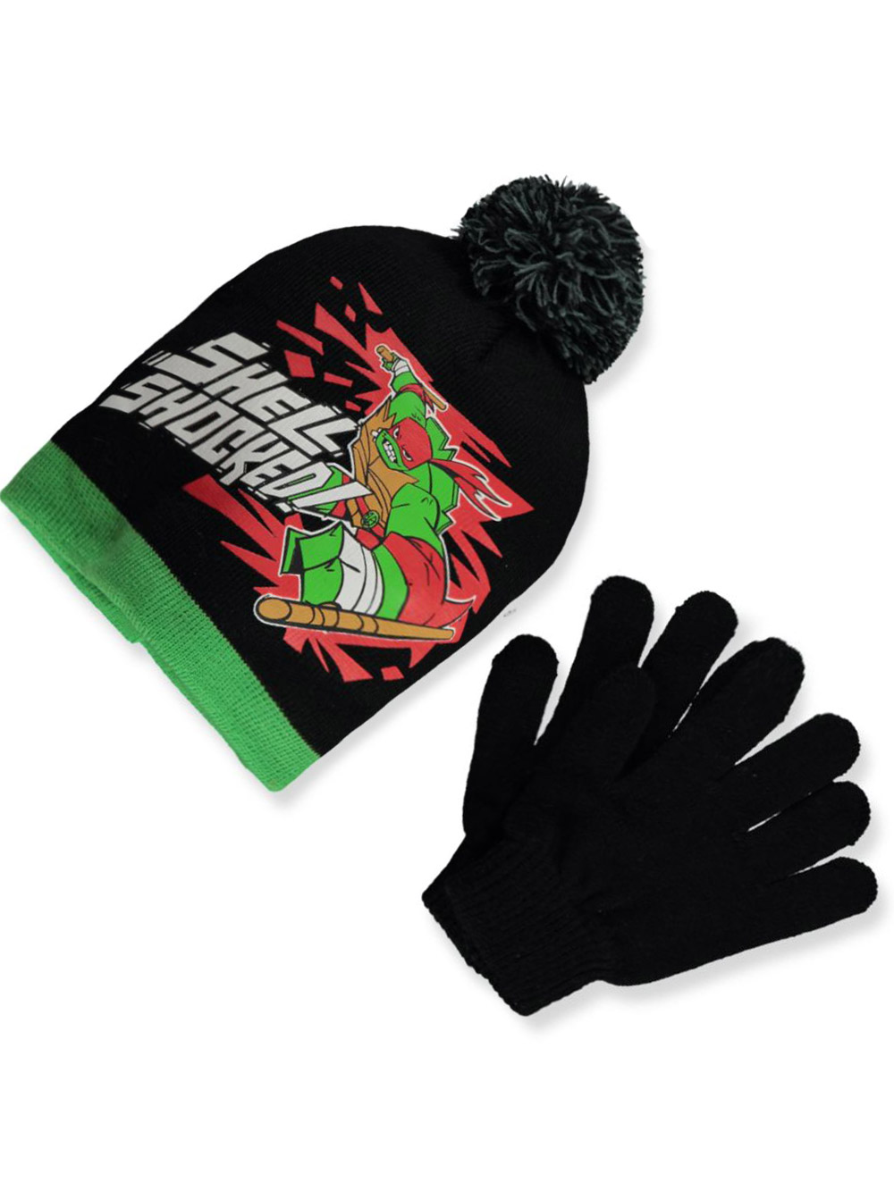 Boys Teenage Mutant Ninja Turtles Hat & Gloves Set