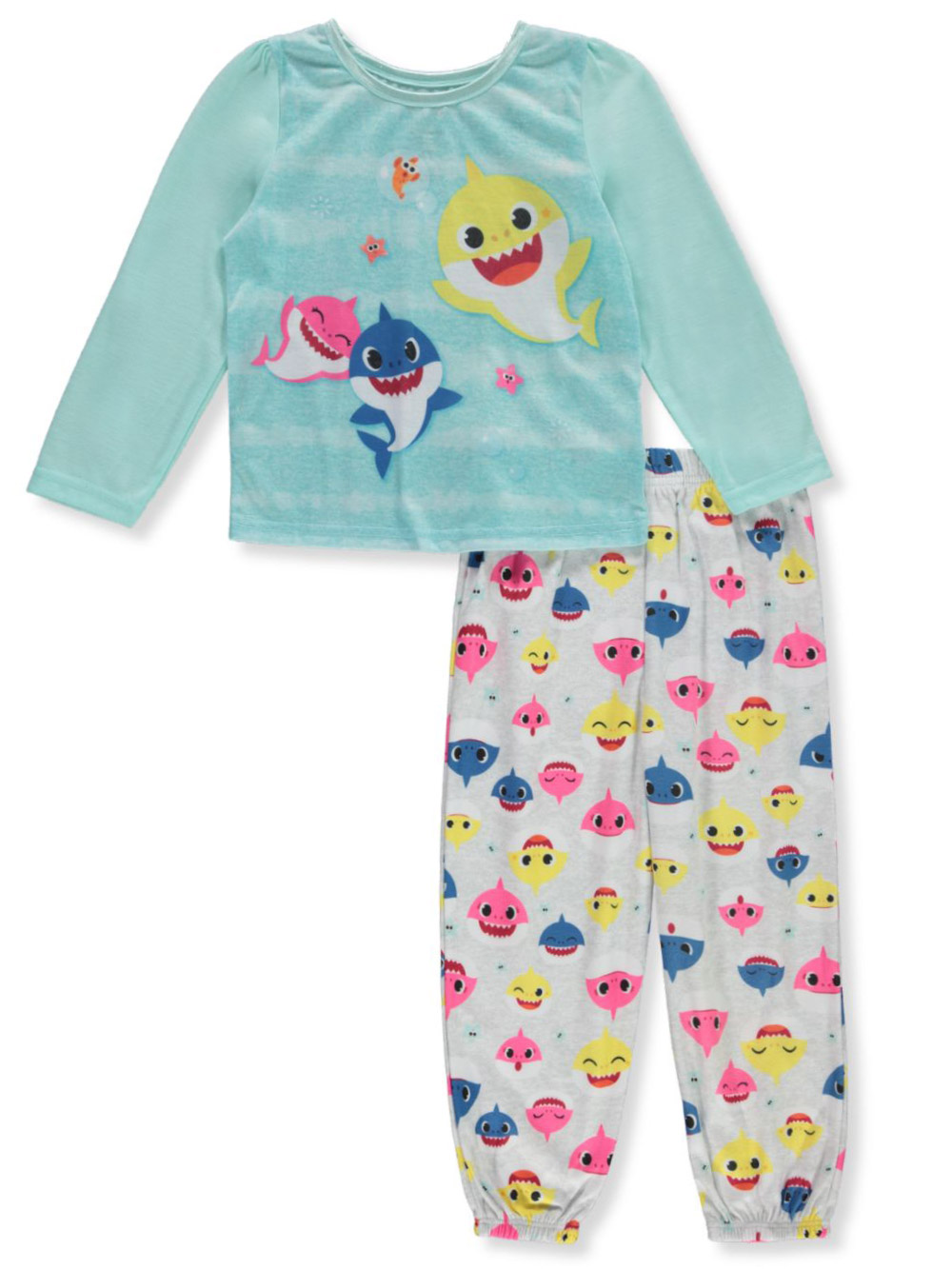 Baby Shark Girls 2 Piece Pajamas Set