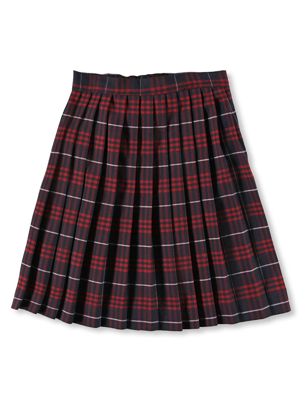 Navy blue pleated uniform skirt best sale