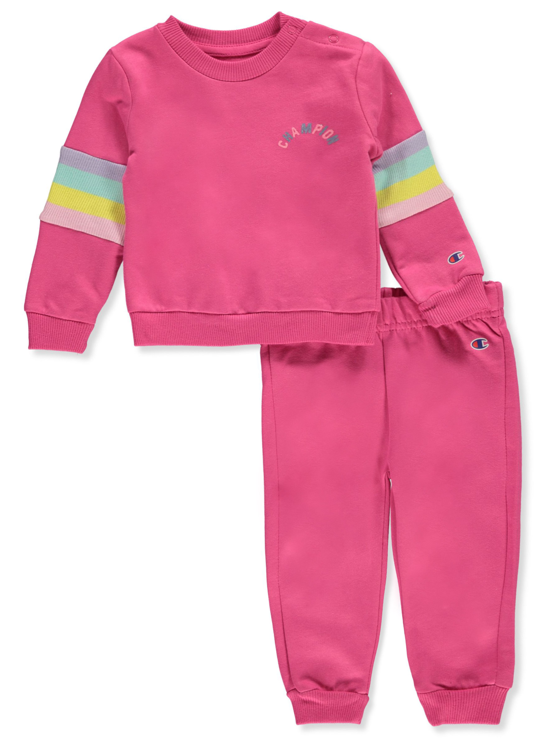 Champion Baby Girls 2 Piece Joggers Set Outfit