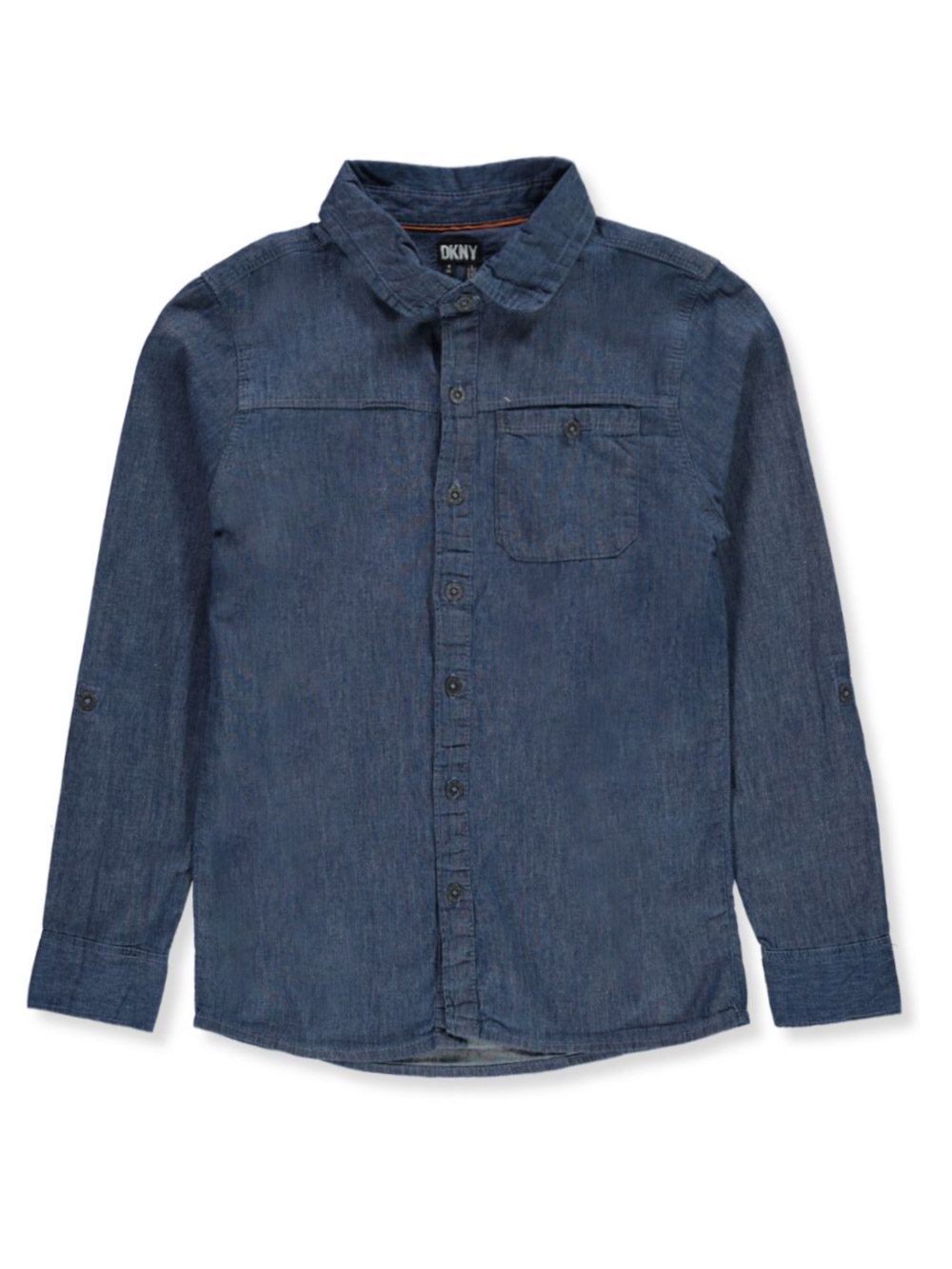 DKNY Boys' Button-Up Shirt