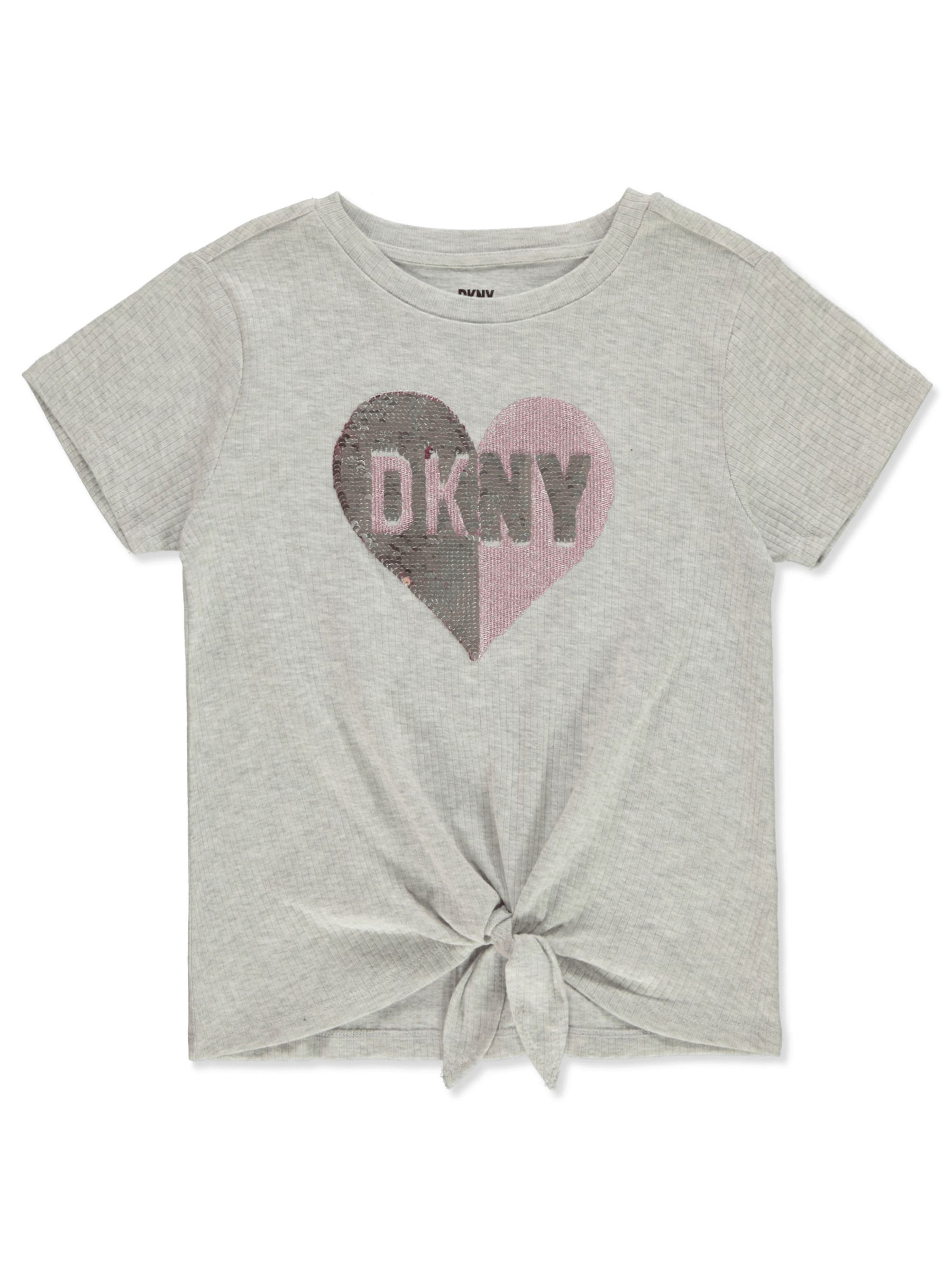 DKNY - Teen Girls White Cotton T-Shirt