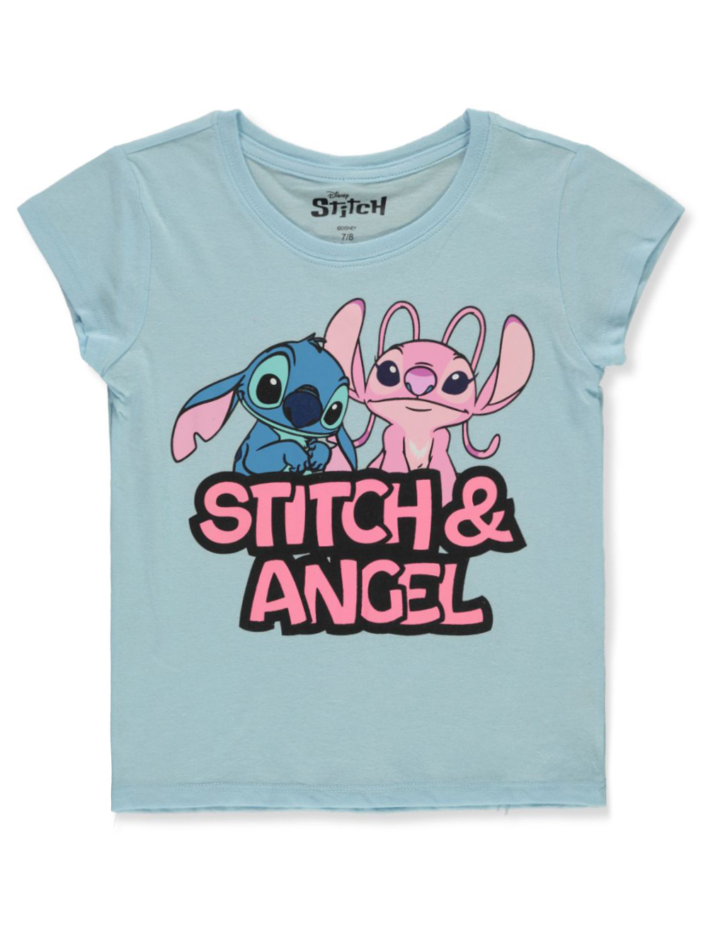 Kids Pink Stitch & Angel Besties Long Sleeve T-Shirt (3-9yrs