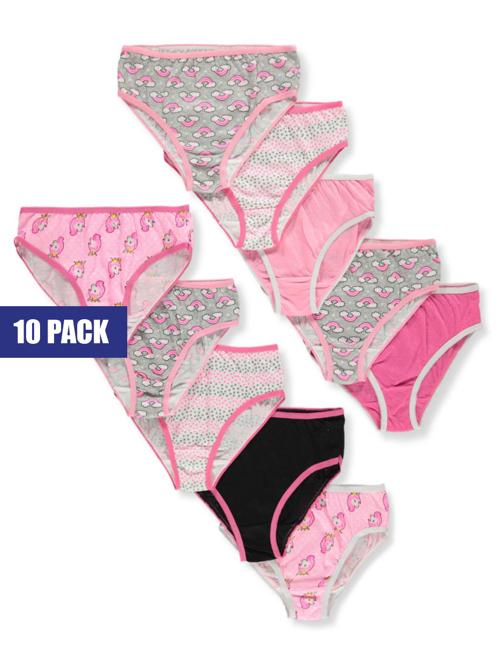 Essentials Little Girls' 10-Pack Bikini Underwear, Stars/Stripes, XS  (4/5) : : Clothing, Shoes & Accessories