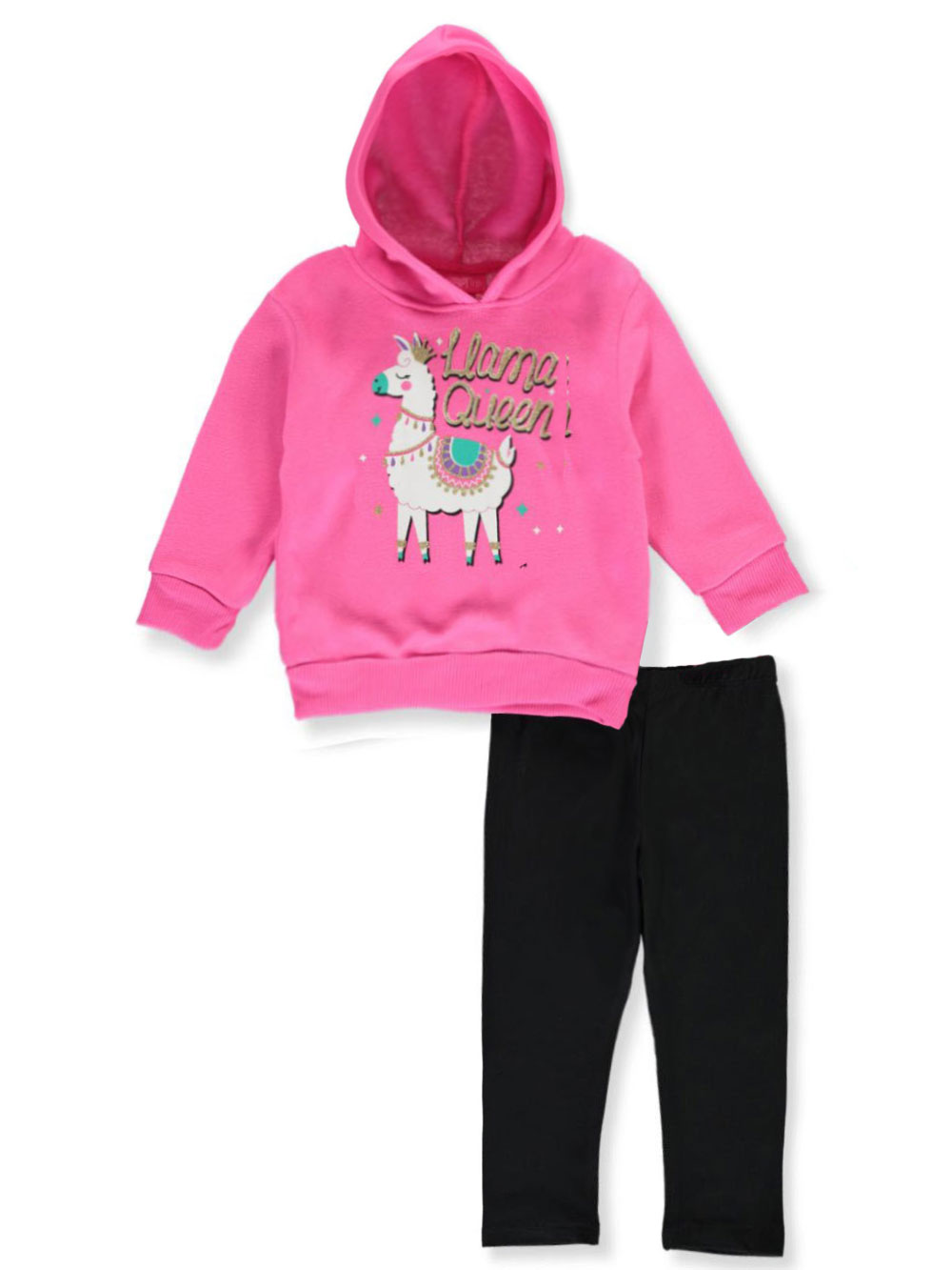 girls pink sweatsuit