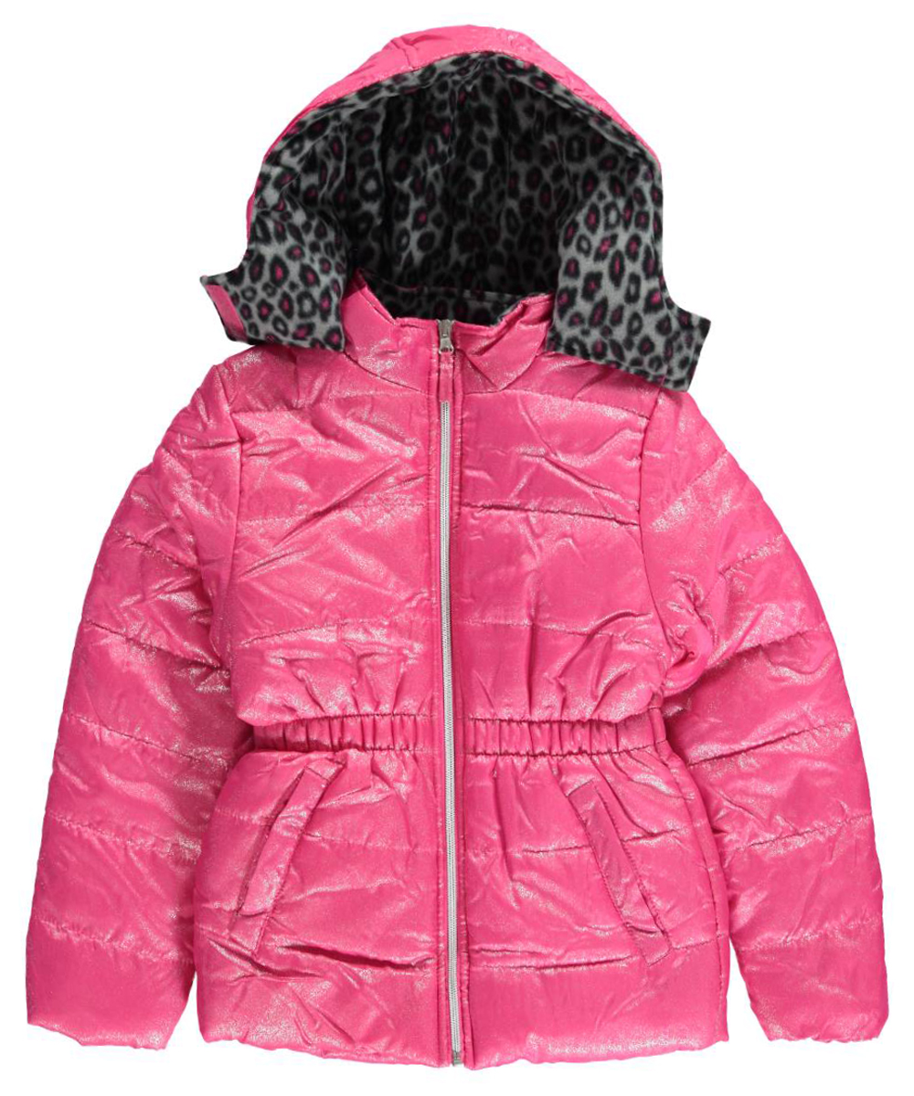 Pink Platinum Big Girls' "Snowstorm Sheen" Insulated Parka