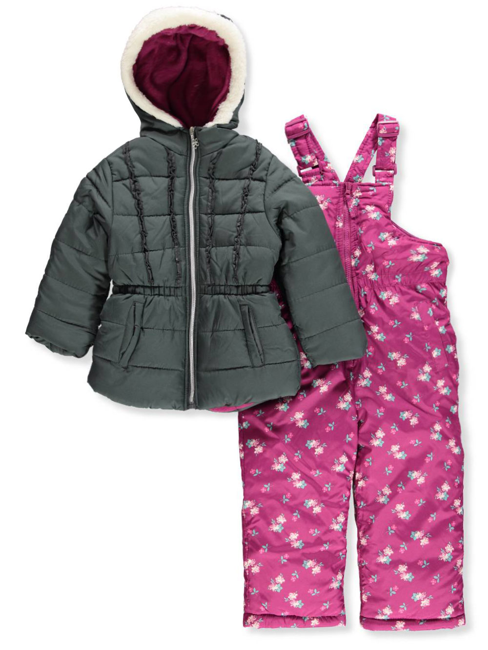 pink platinum snowsuit