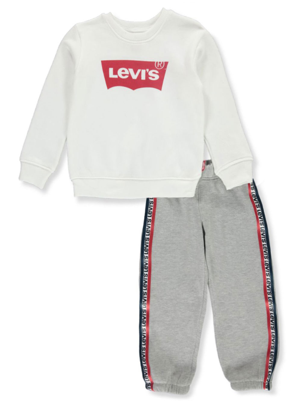 boys white sweatsuit