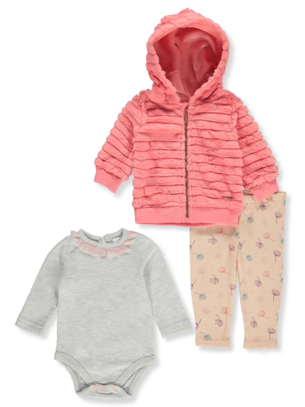 Girls 3 Piece Hoodie and Legging Set