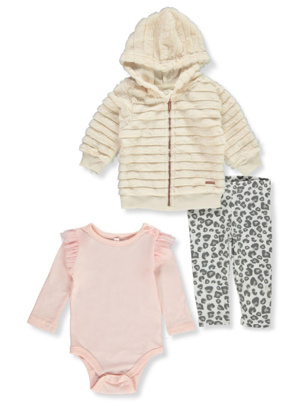 Nanette Lepore Baby Girls 3 Piece Leggings Set Outfit