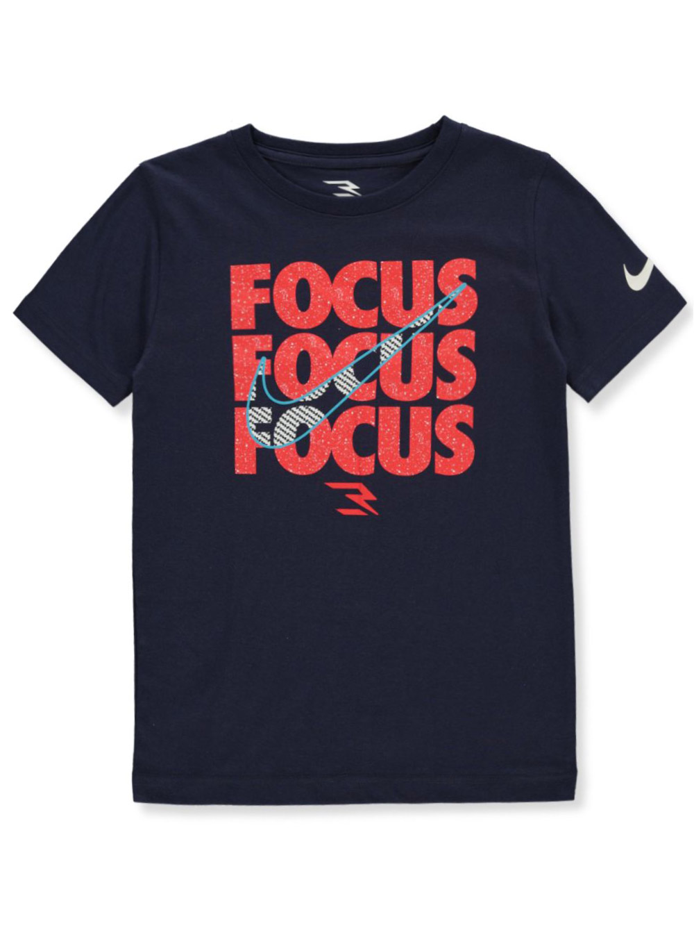 Nike Boys' 3BRAND by Russell Wilson Gradient Box Logo T-shirt