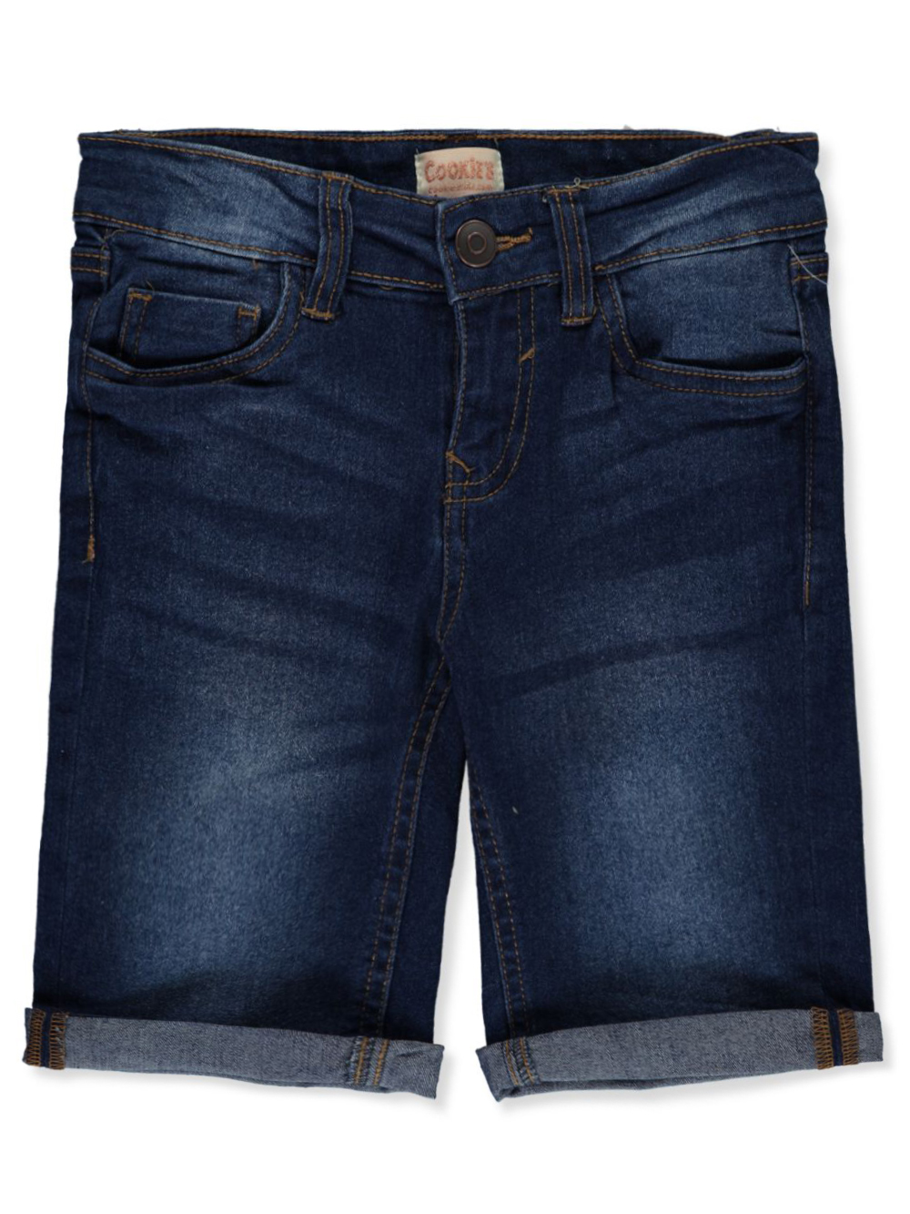 Kid's Bermuda Shorts Blue Cotton Denim