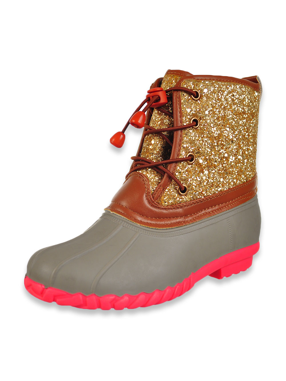 kids glitter duck boots