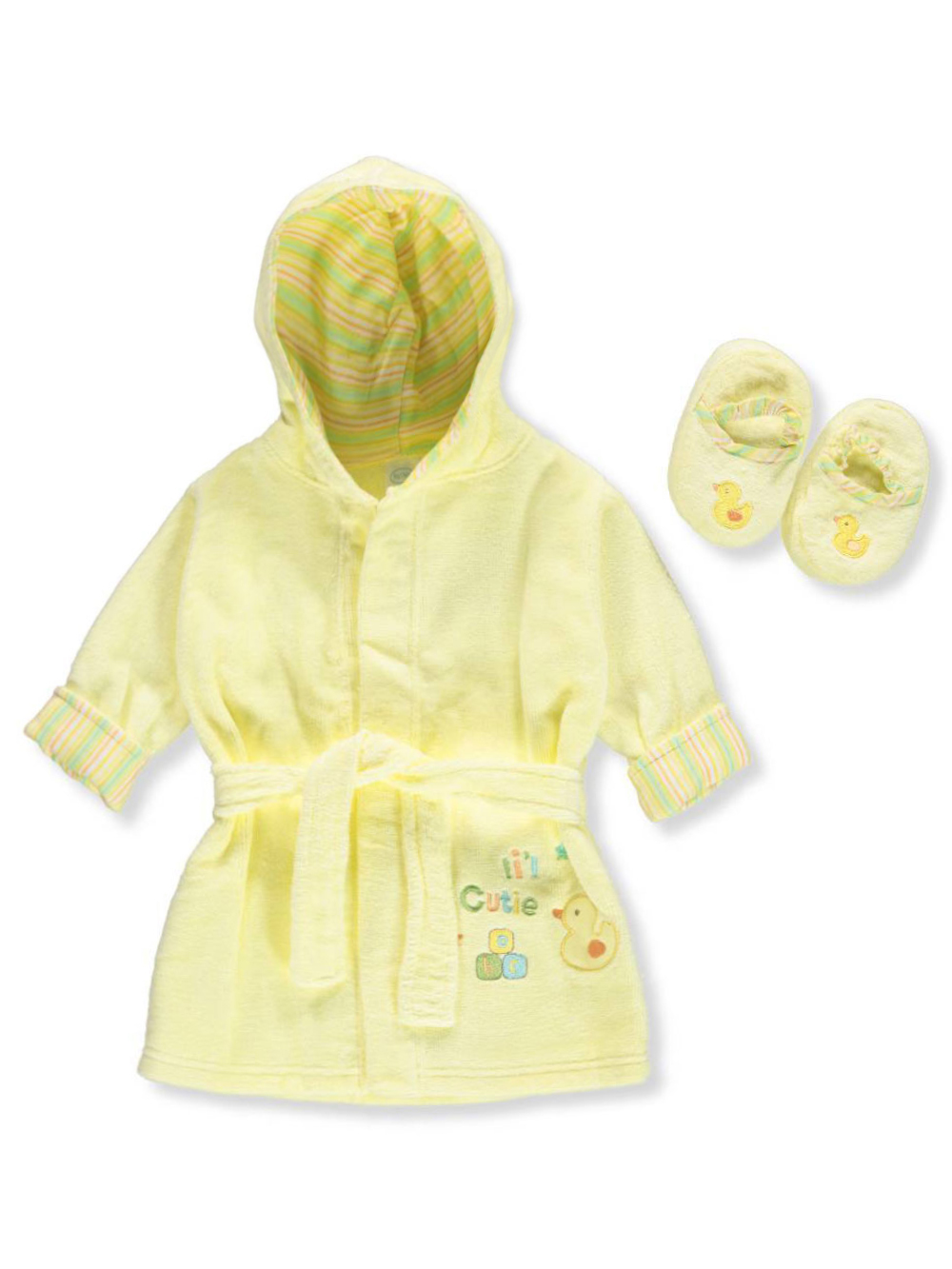 baby housecoat and slippers