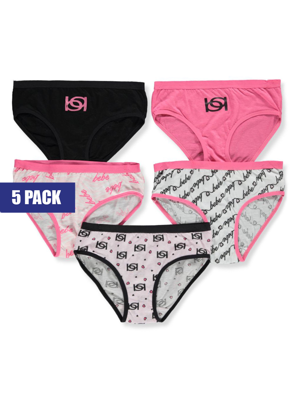 Simply Adorable Girls' 10-Pack Bikini Underwear