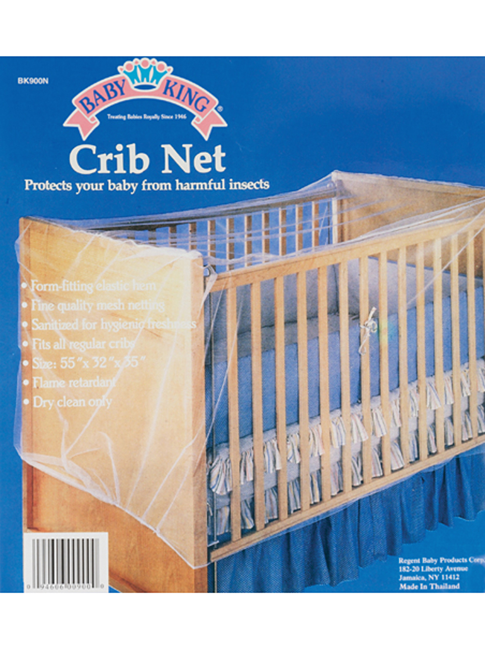 Mesh netting for store crib