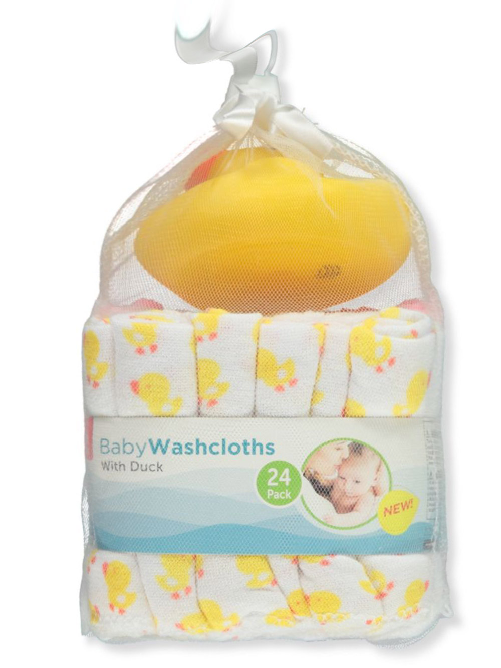 Emporio Baby Baby Unisex 24-Pack Terry Washcloths Set