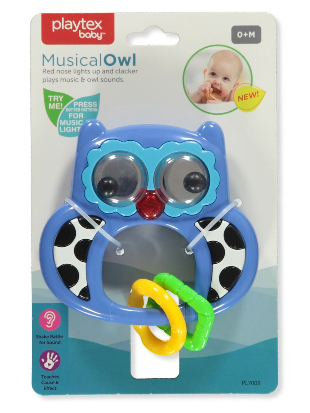 Musical owl cheap baby toy