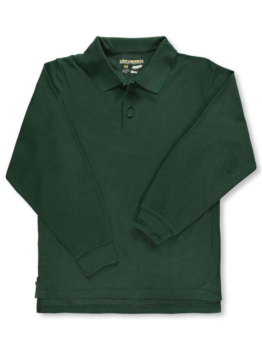 Universal Adults' Unisex L/S Pique Polo