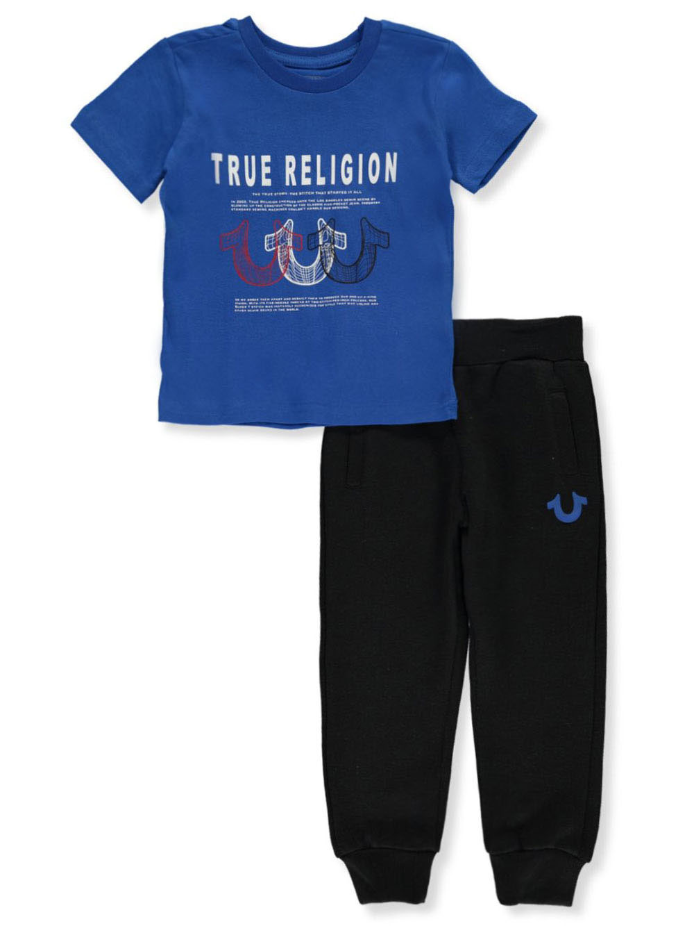 royal blue true religion sweat suit