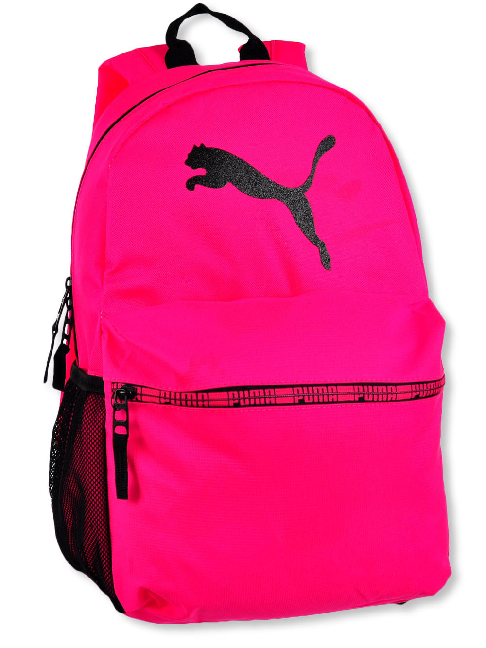 pink and black puma backpack